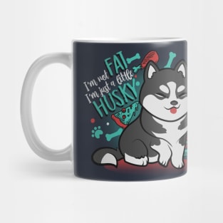 I'm just a little husky! Grey Ver. Mug